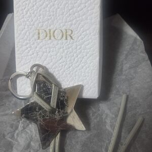 Dior Silver Star Keychain